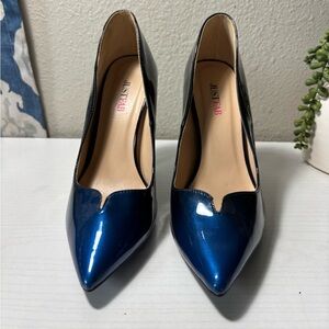 JustFab Women's Blue Heels
